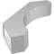 Ekena Millwork 4-in. W x 20-in. D x 26-in. H Legacy Architectural Grade PVC Knee Brace BRCP04X20X26LEC - alternate 5